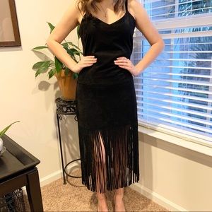 Sugar L!ps black fringe dress